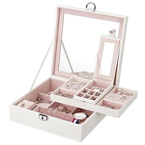 Grand PU Leather Jewelry Display Case (3 Available Colors)