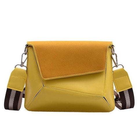 Small Flap Messenger Faux Leather Bag (4 Available Colors)