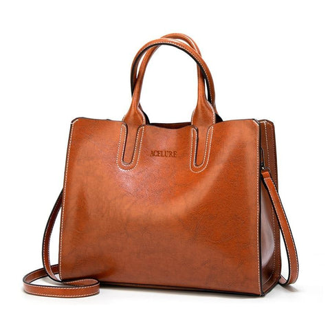 Fine Stitched Tote Sling Faux Leather Bag (13 Available Colors)