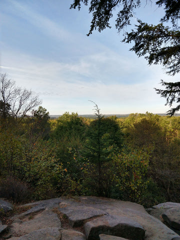 Ledges overlook cuyahoga valley national park