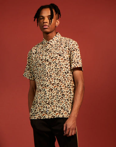 men's leopard print shirt