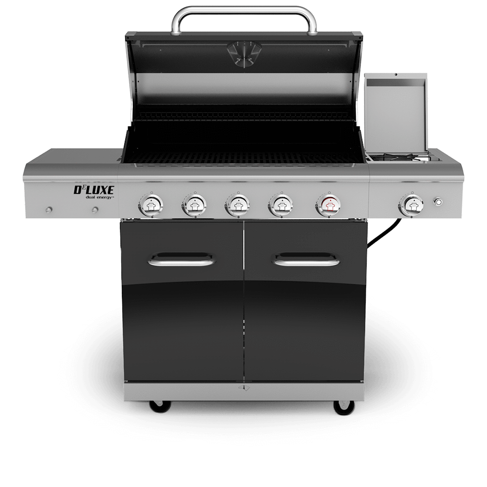 Deluxe 5 Burner Gas Grill With Stainless Steel Side Burner Nexgrill