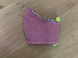 Face Mask - Linen Pink frame