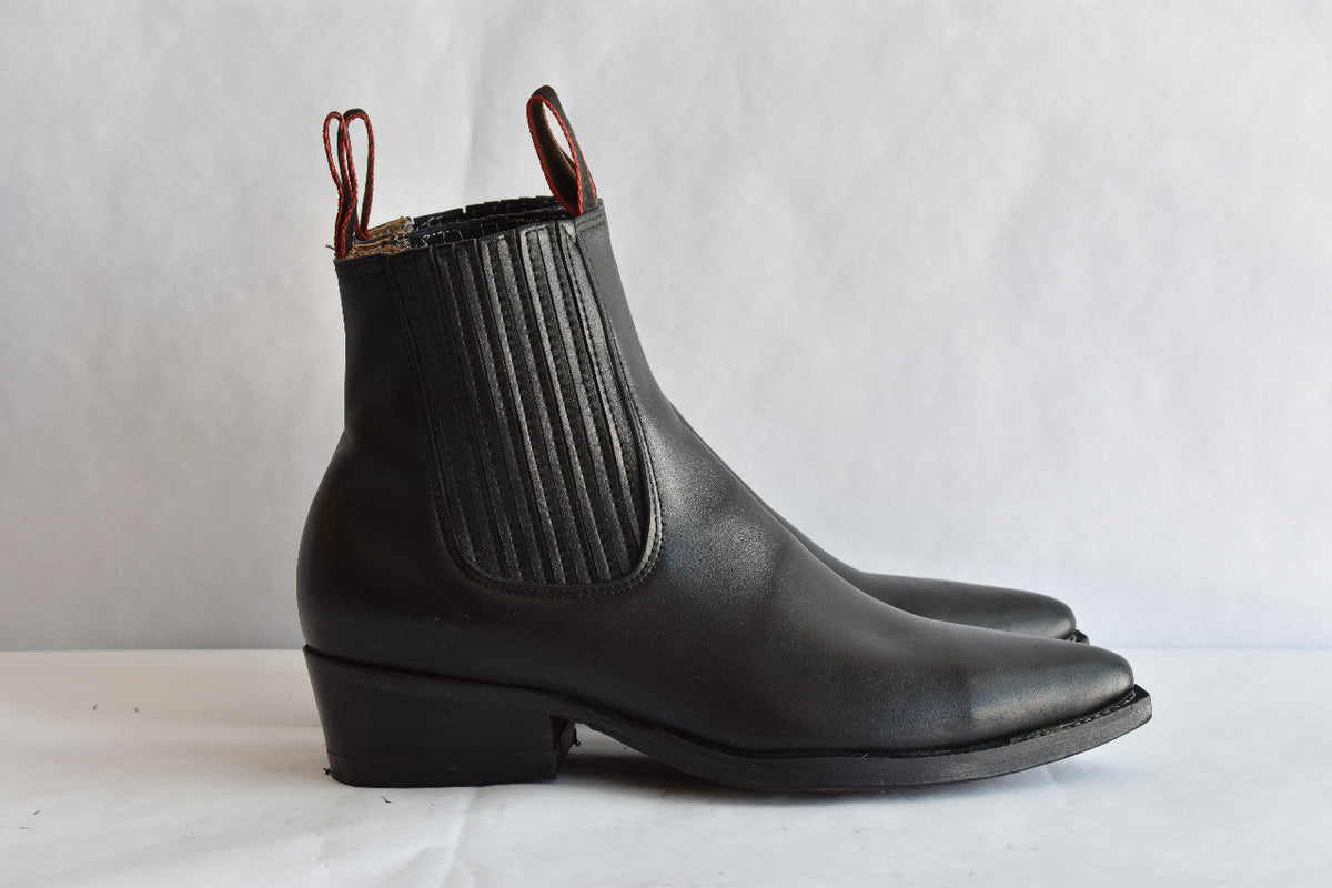 Ankle Vaquero Boot - Black/Negro - 702 