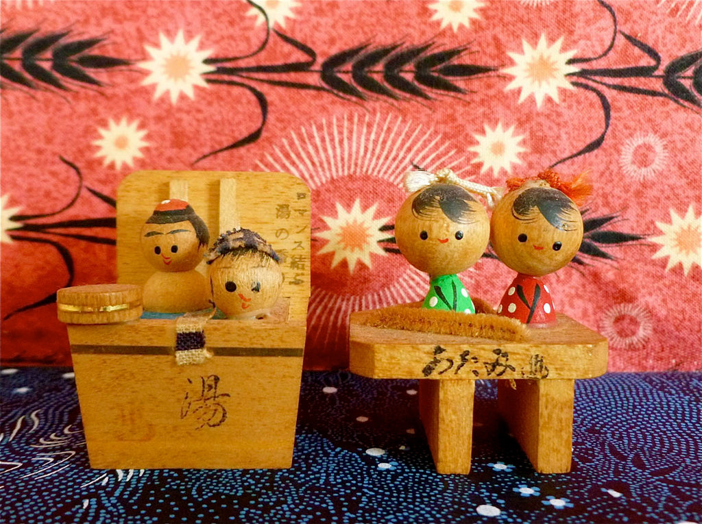 Japanese kokeshi dolls