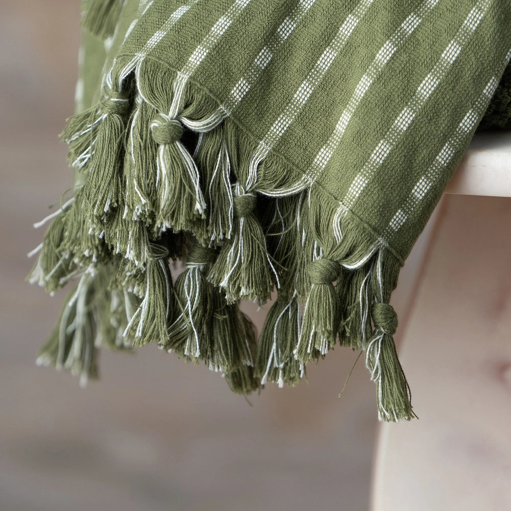Chickpea Bath Sheet- Olive
