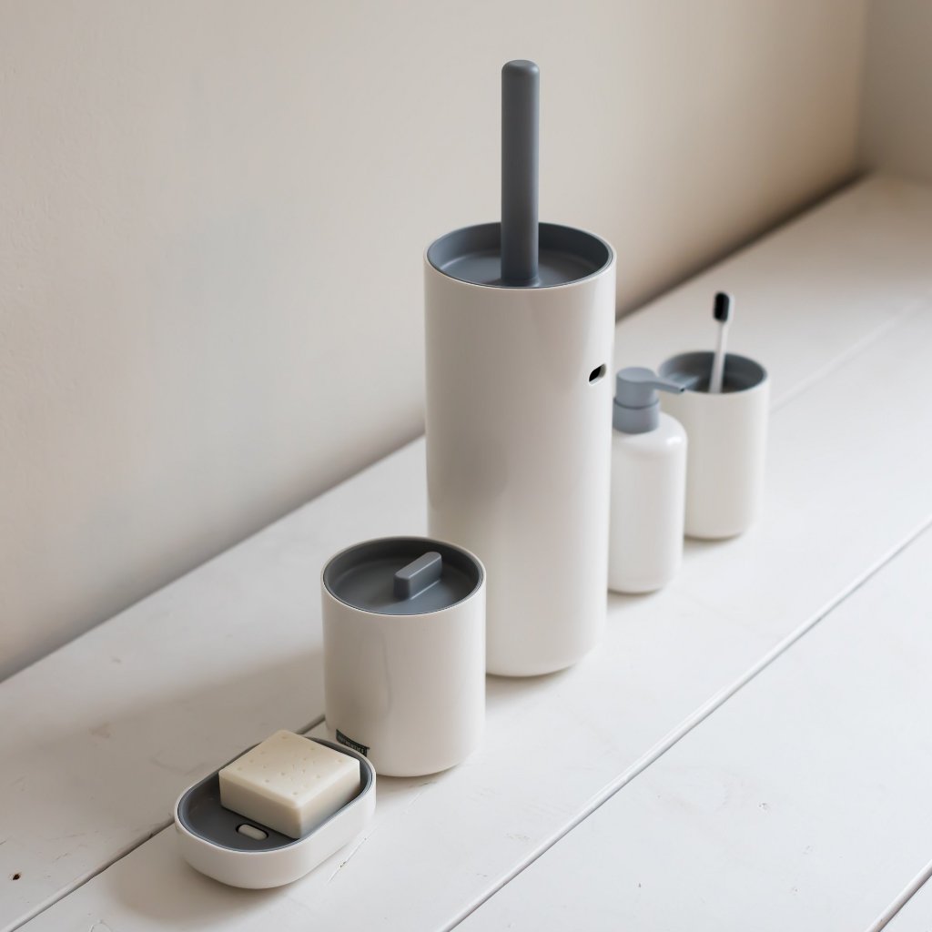 Lunar Soap Dispenser- Light Grey