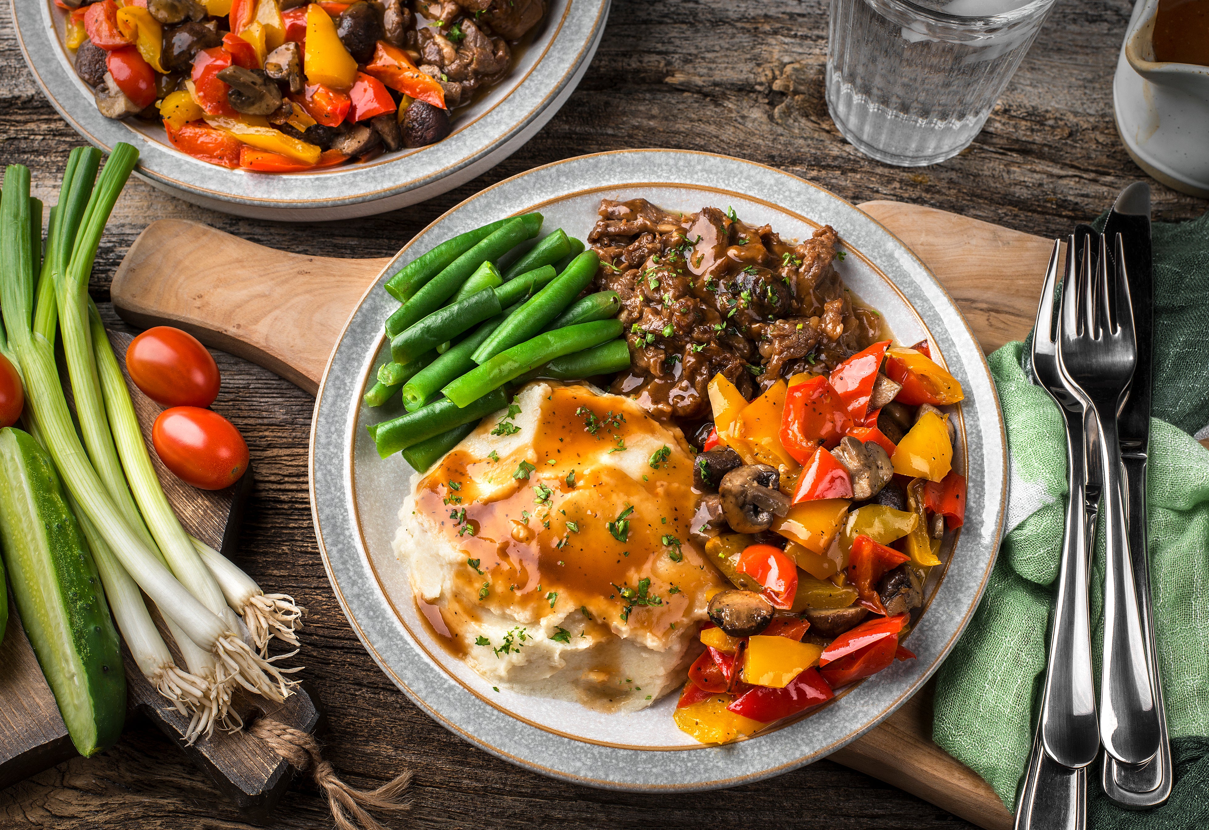 Keto Pepper Steak and Cauliflower Mash (Personal)