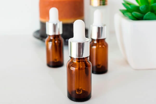 Retinol serum bottles