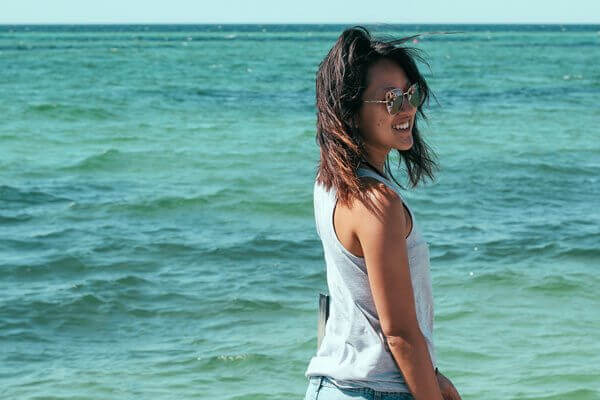 Girl at the beach 