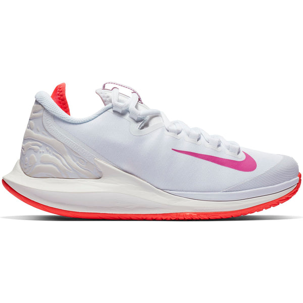 Nike Air Zoom Zero Women's Tennis Shoe (White/Fuchsia) - RacquetGuys