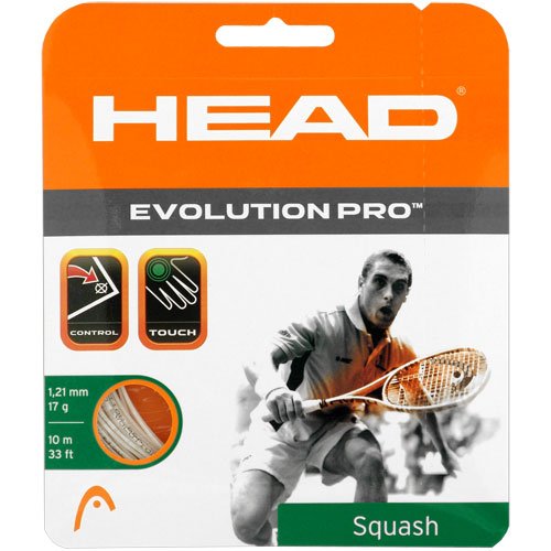 HEAD Evolution Pro 17 Squash String (White) - RacquetGuys