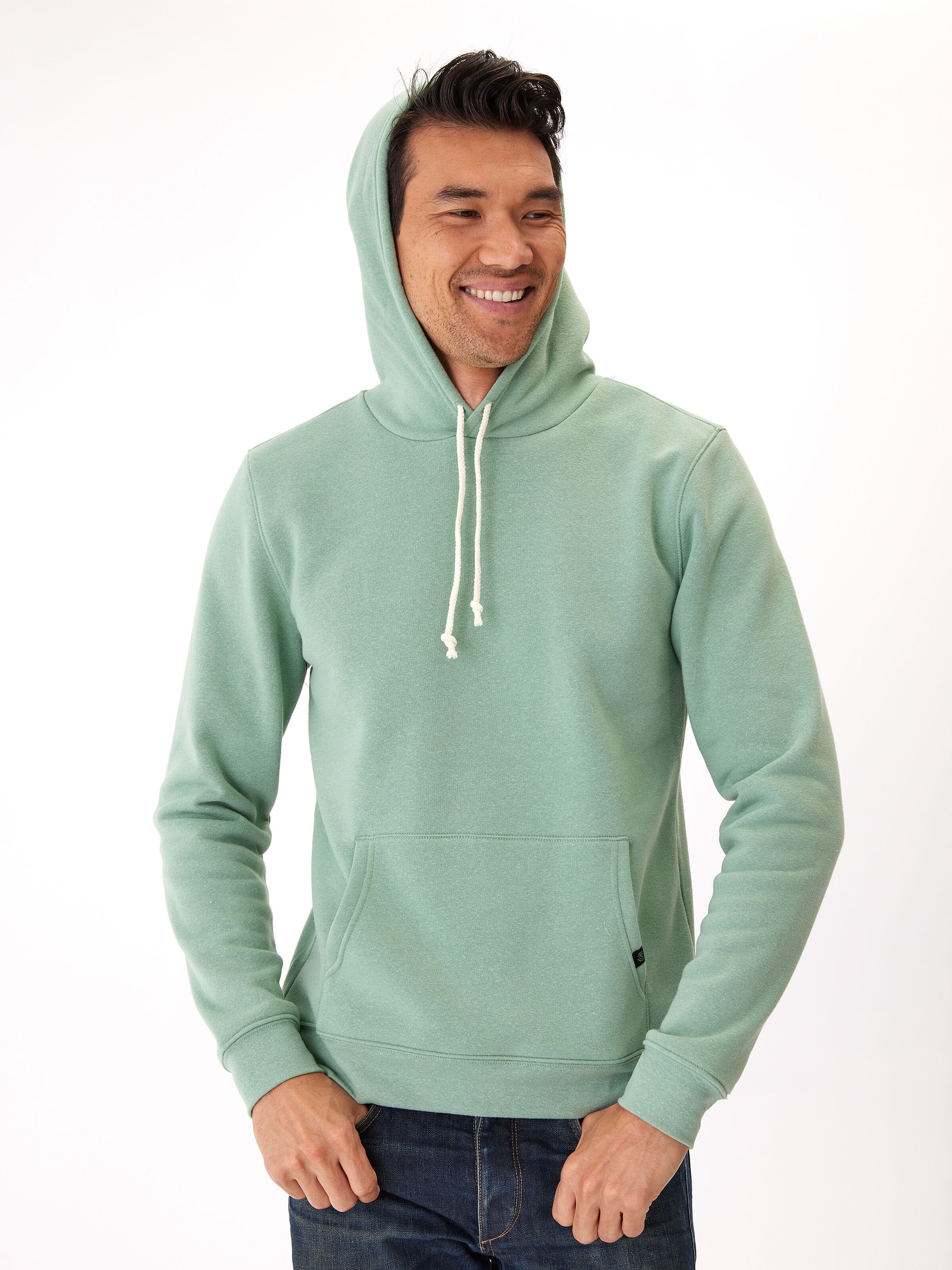 Triblend Pullover Hoodie Mens Outerwear Sweatshirt Threads 4 Thought 