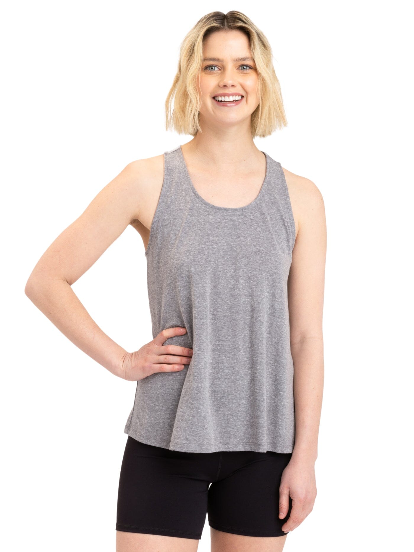 Shelah Triblend Keyhole Tank Womens Tops Tanks Threads 4 Thought 