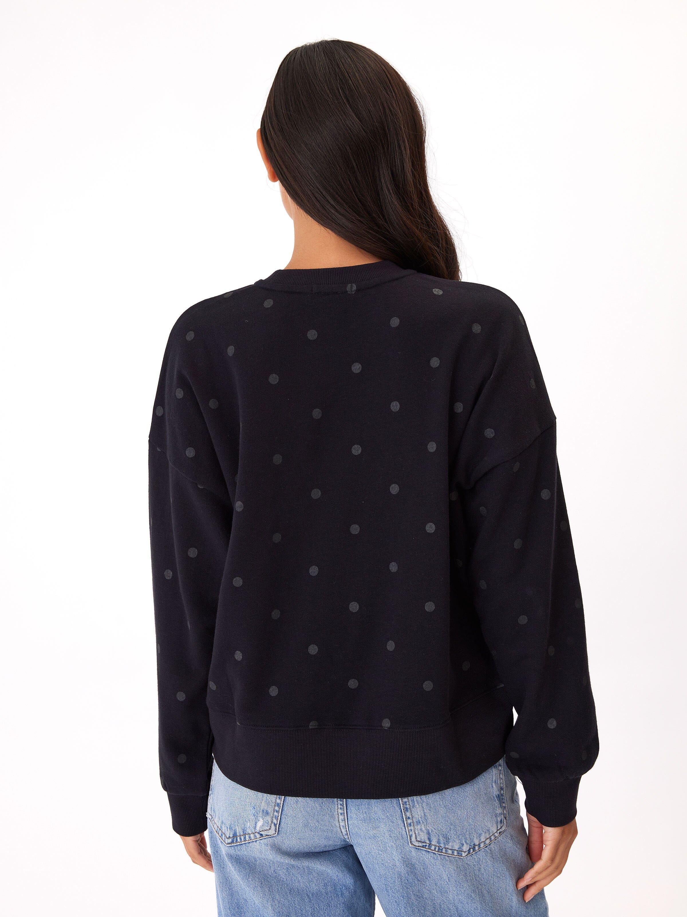 Naia Metallic Dot Pullover Womens Outerwear Sweatshirt Threads 4 Thought 