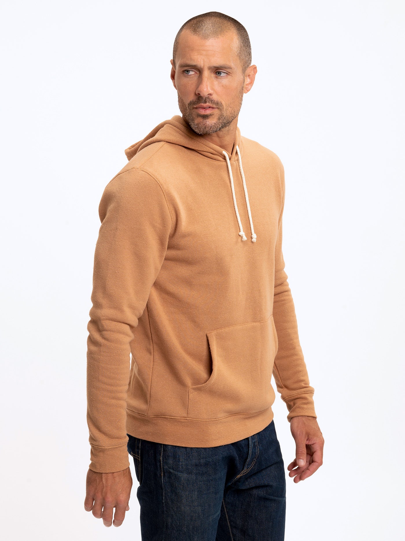 Triblend Pullover Hoodie Mens Outerwear Sweatshirt Threads 4 Thought 