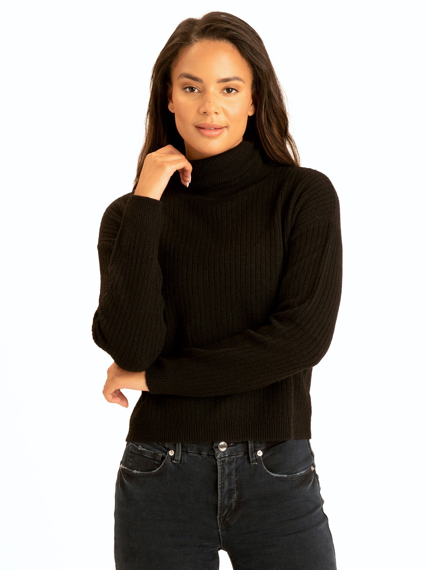 Toki Rib Turtleneck Womens Outerwear Sweater Threads 4 Thought 