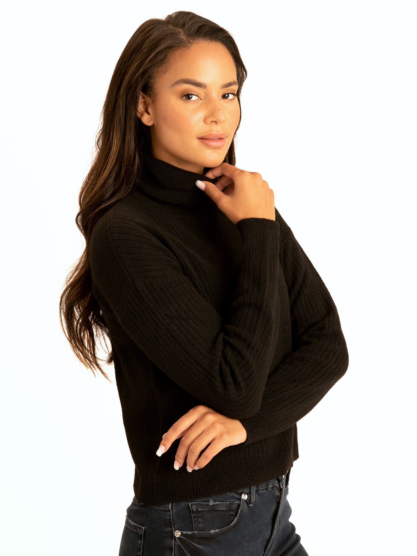 Toki Rib Turtleneck Womens Outerwear Sweater Threads 4 Thought 