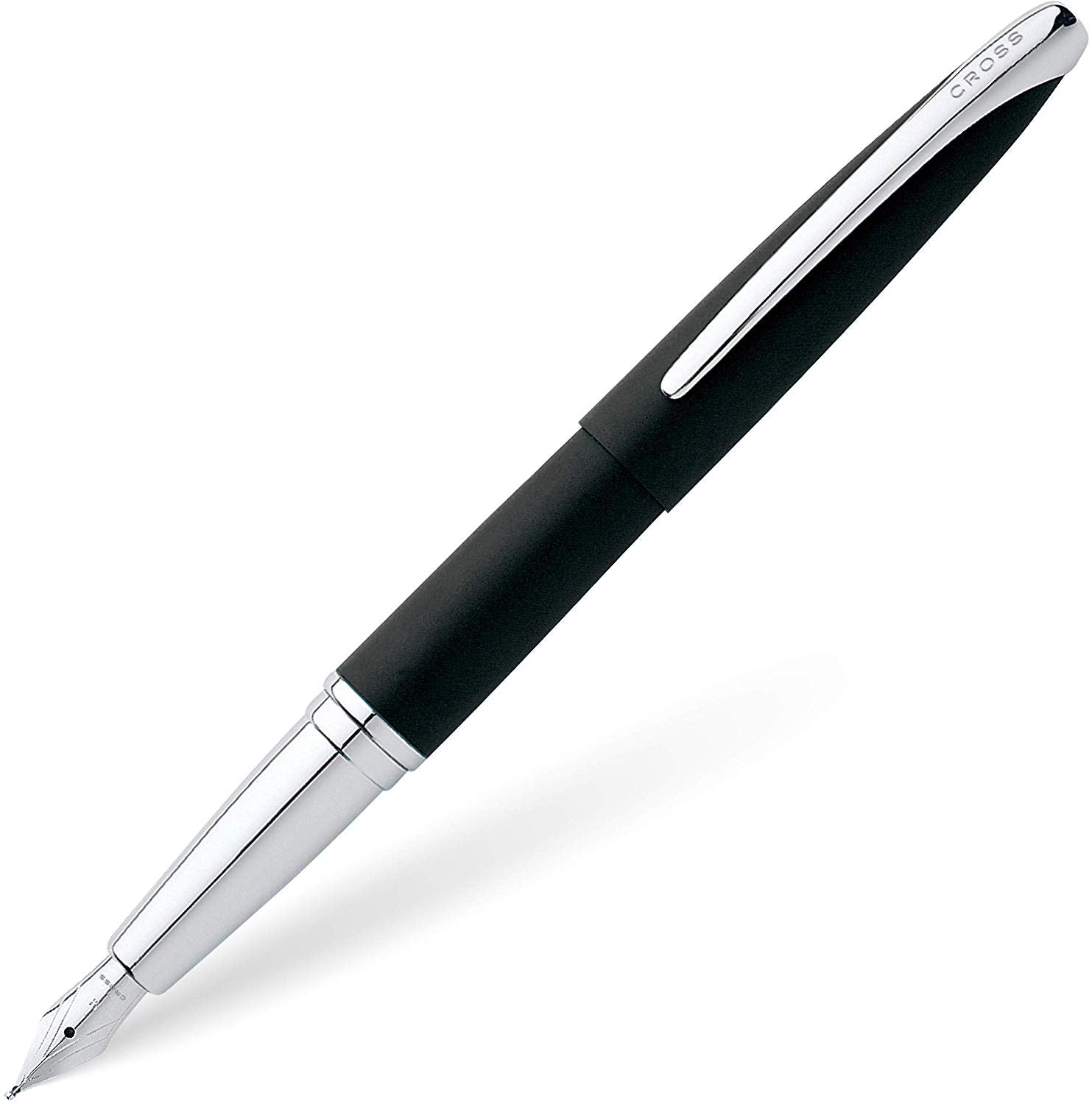 Cross ATX Basalt Black Medium Point Fountain Pen - 886-3MS by Cross