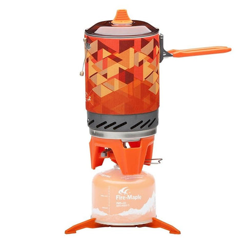 Fire Maple X2 Outdoor Gas Stove Burner Tourist Portable Cooking System With Heat Exchanger Pot