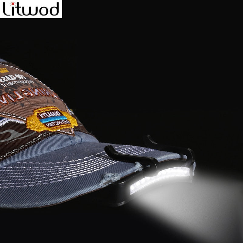 Litwod Z20 super Bright 11 LED cap light Headlight HeadLamp head Flashlight head Cap Hat Light