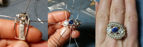 Cold fusion jewelry stone setting and ring making