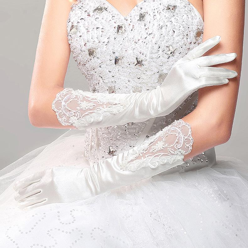 wedding gloves long