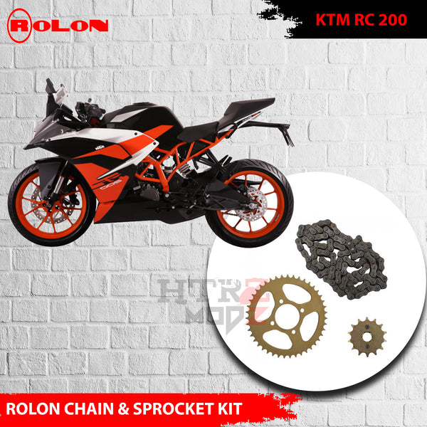 ktm rc 200 chain sprocket