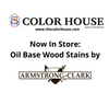Armstrong-Clark Oil Base Stains NOW IN STORE at The Color House