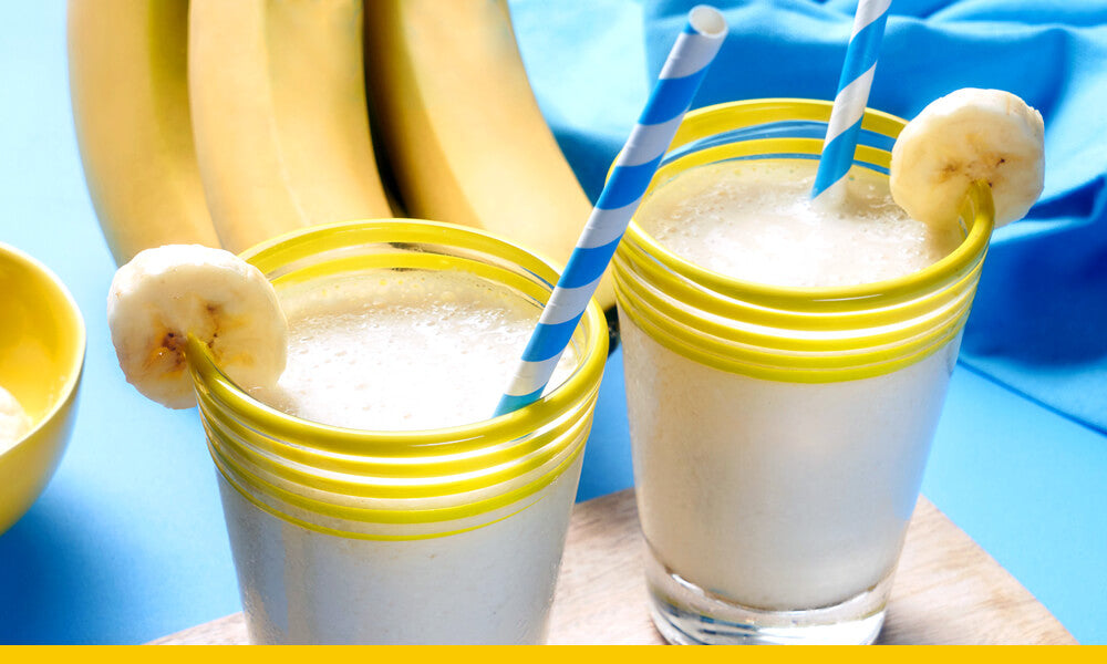 Batido de proteína de platano