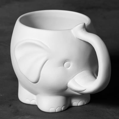 Mayco Earthenware Bisque - MB1468 Elephant Mug