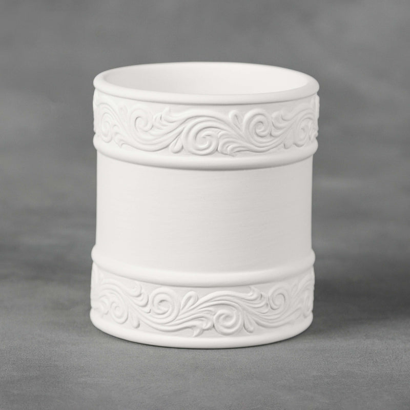 Mayco Earthenware Bisque - MB1589 Flourish Container