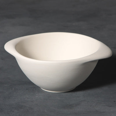 Mayco Stoneware Bisque - SB122 Soup Bowl w/handles