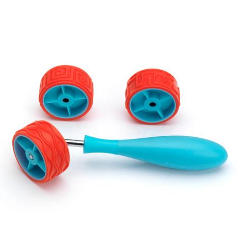 Xiem Art Roller – Mini-Rollers, Set D with Handle