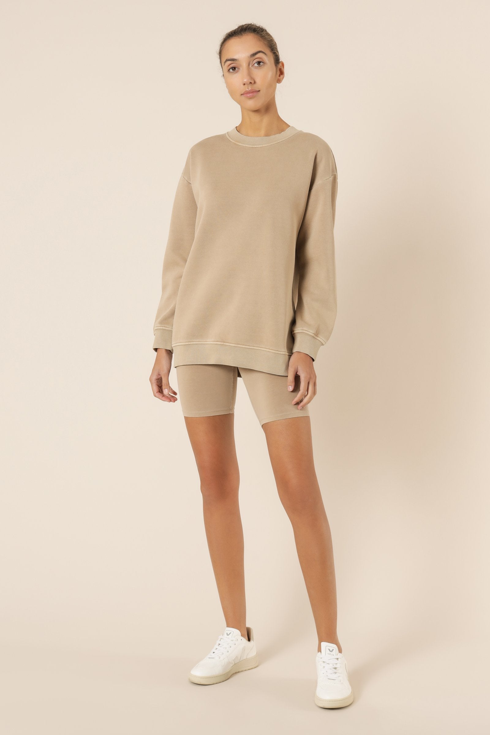 Carter Boyfriend Sweat Mocha