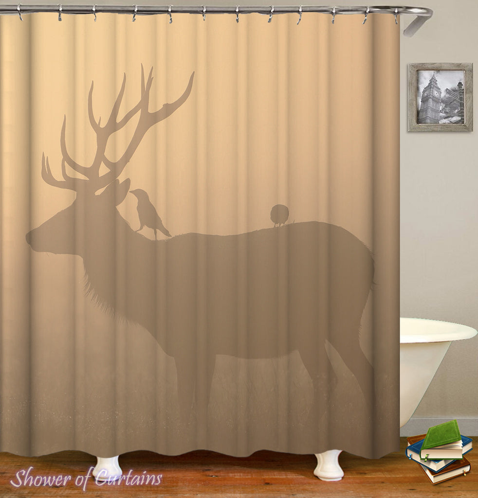 Shower Curtains | Deer Shadow – Shower 