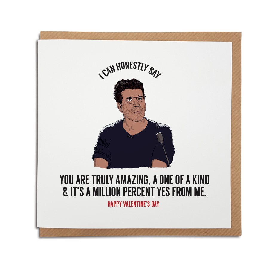 Simon Cowell - It's a yes from me - Valentine's Day Card – A Town Called  Home