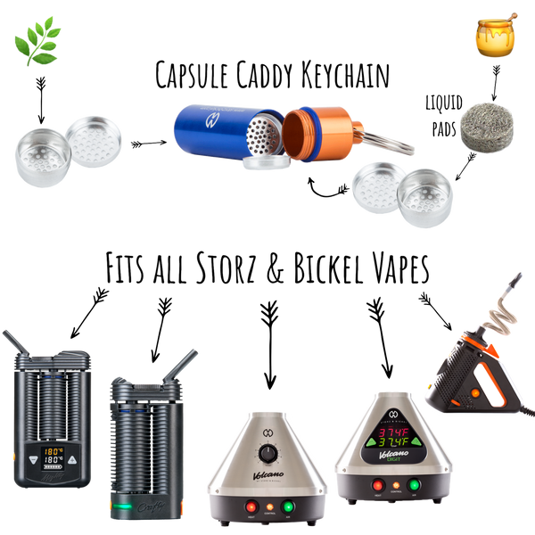 Volcano Dosing Capsule Caddy