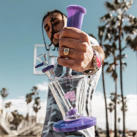 Snoop Dogg Pounds Purple LAX Bong