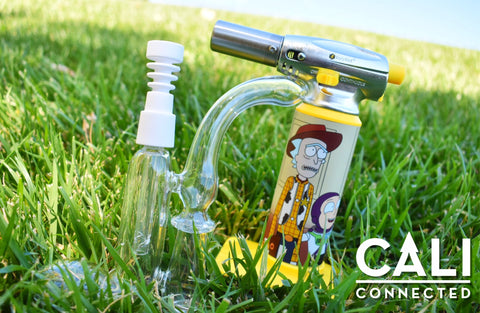 Shoe Recycler Dab Rig and Errlybird Torch Art
