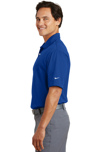 Nike Dri-FIT Pebble Texture Polo Royal 