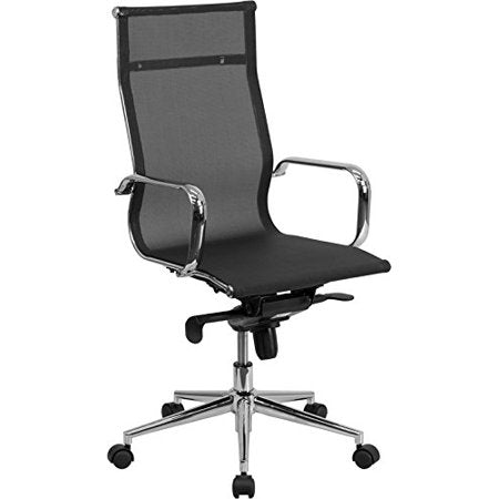 Eames Style Replica Executive High Back Office Chair In Black Mesh