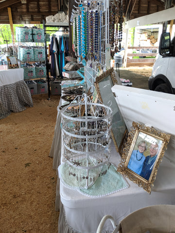 bel monili booth display, country living fair rhinebeck 2019