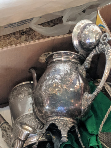 vintage silverplate at the country living fair