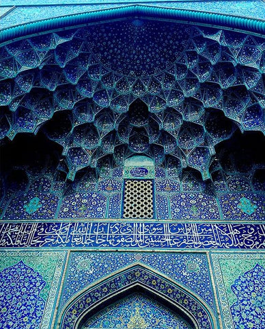 Blue mosque in Iran