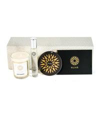 Rose and Oud Votive candle and perfume, car freshener and gift box