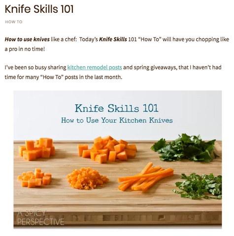 Knife Skills 101
