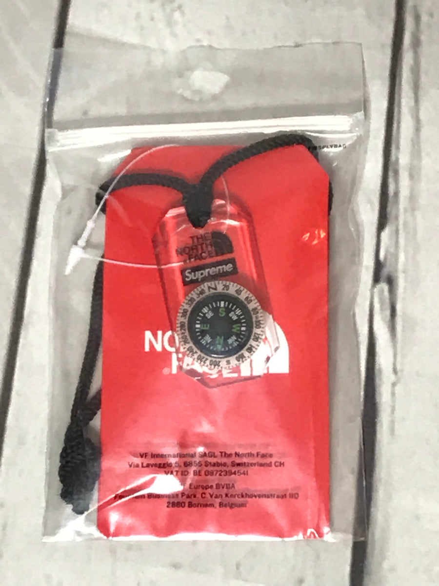 supreme north face necklace