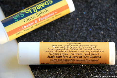 Yes Organics - best natural lip balm