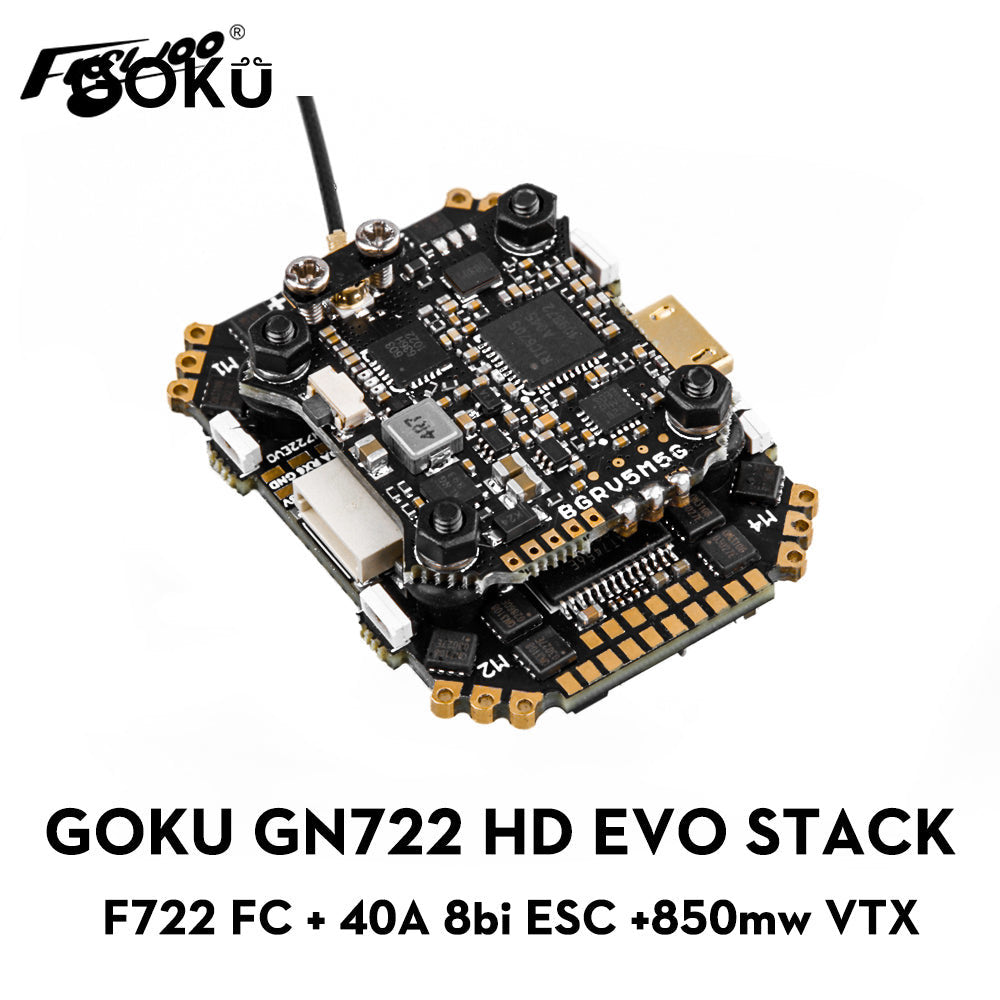 Flywoo Goku GN722 HD EVO 40A AIO + HM850 850mW VTX